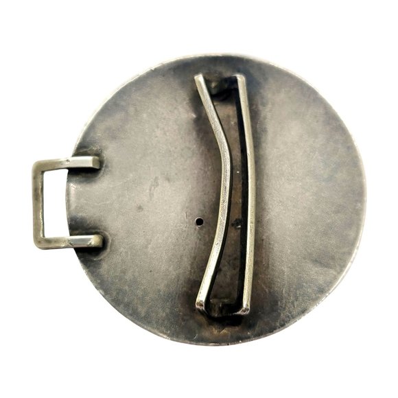 Antique William B Kerr 344 Sterling Silver 2pc Belt Buckle #10982 main image 8